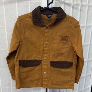 Kids Eddie Bauer Tan and Brown Barn Jacket Size 3T